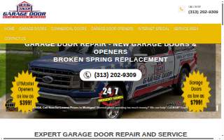ASAP Garage Door Repair Systems of Michigan website