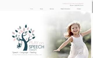 Play On Speech Therapy website