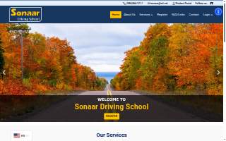 Sonaar Driving School Inc. of Rochester Hills website