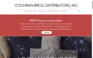 Cochran Bros Distributors website