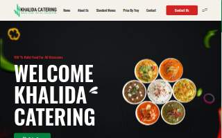 Khalida Catering website