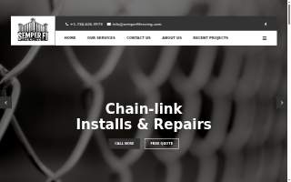 Semper Fi Fencing website