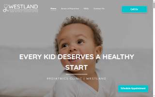 Westland Pediatric Associates of Romulus website