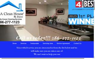 A Clean House by Suzann LLC of Roseville website