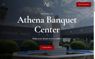 Athena Banquet Center website