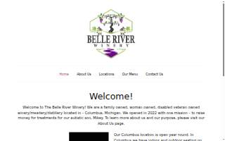Belle River Winery of Roseville website