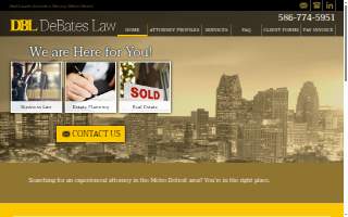 DeBates Law website