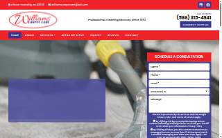 Williams Carpet Care of Roseville website
