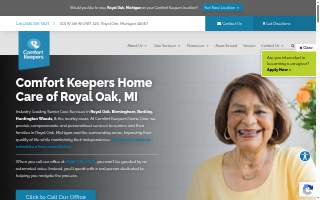 Comfort Keepers Home Care of Royal Oak website