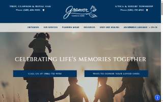 Gramer Funeral Home of Royal Oak website