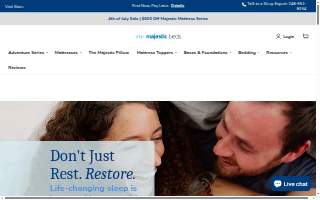 Majestic Beds of Royal Oak website