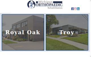 Michigan Orthopaedic Rehabilitation website