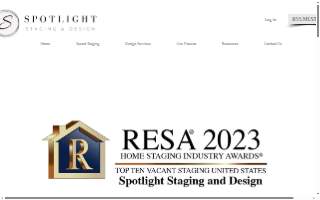 Spotlight Staging and Design of Royal Oak website