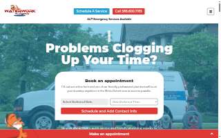 WaterWork Plumbing of Royal Oak website