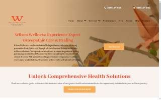 Wilson Wellness website