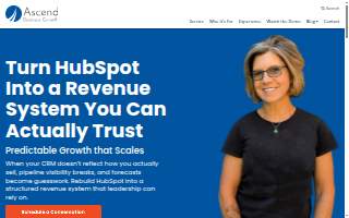 Ascend Business Growth website