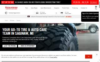 Firestone Complete Auto Care of Saginaw website
