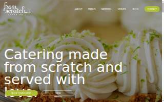 From Scratch Catering & Event Planning website
