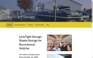 Lock Tight Storage - Saginaw website