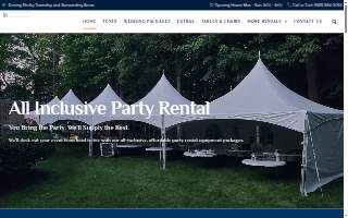 All Inclusive Party Rental website