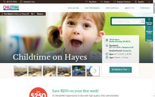 Childtime on Hayes website