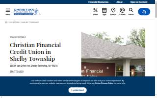 Christian Financial Credit Union of Shelby website