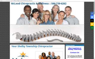 McLeod Chiropractic & Wellness Shelby Township website