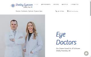 Shelby Eyecare website