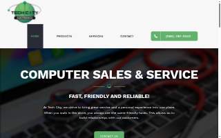 Tech City Electronics website