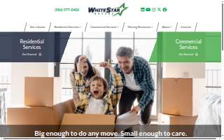 White Star Movers of Shelby website