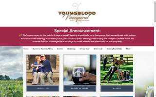 Youngblood Vineyard of Shelby website