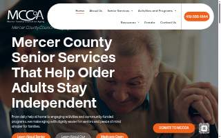 Center For Active Adults website