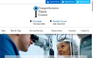 Comprehensive Vision Center, PC website