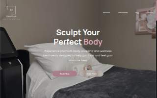 NewPeak Body Sculpting website