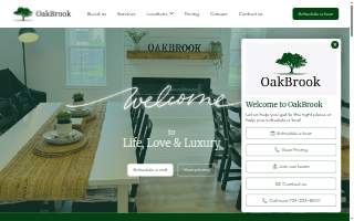 OakBrook Senior Living at South Lyon website