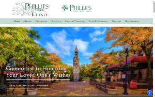 Phillips Funeral Home and Cremation website