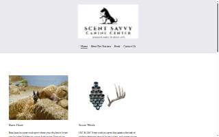 Scent Savvy Canine Center website