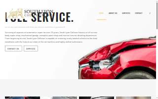 South Lyon Collision Inc website
