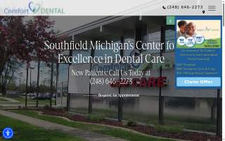 Comfort Dental website