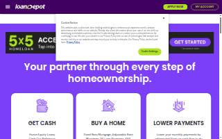 loanDepot of Coeur d'Alene website