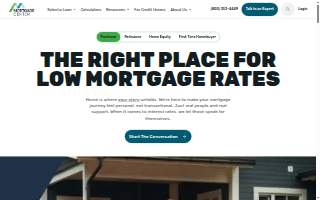 Mortgage Center website