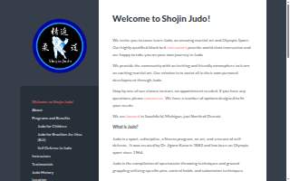 Shojin Judo website