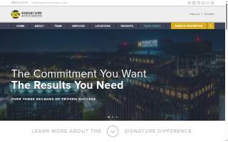 Signature Associates of Southfield website