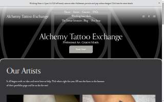 Alchemy Tattoo Exchange of Southgate website