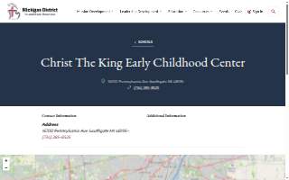 Christ the King Early Childhood website