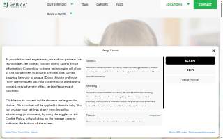 Gateway Pediatric Therapy website