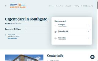 Henry Ford-GoHealth Urgent Care website