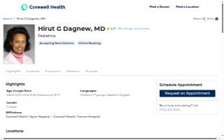 Hirut Dagnew, MD website