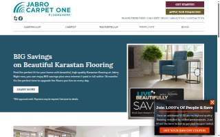 Jabro Carpet One Floor & Home website