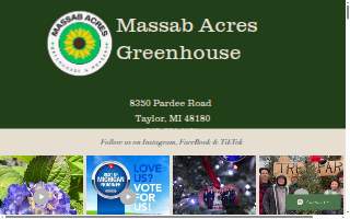 Massab Acres Greenhouse & Farm website